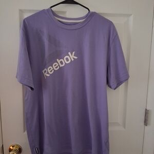 Reebok Lavender Logo Crewneck Tee